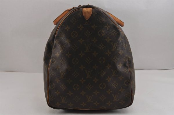 Authentic Louis Vuitton Monogram Keepall 60 Travel Boston Bag M41422 LV 2378J For Sale