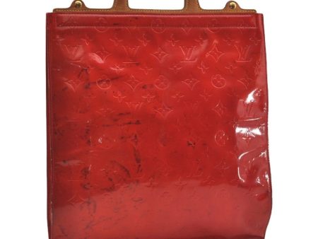 Authentic Louis Vuitton Vernis Stanton Hand Bag Red M91078 LV 2402J Fashion