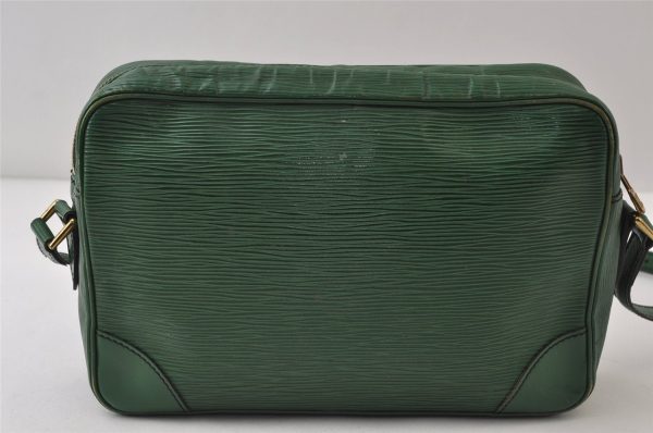 Auth Louis Vuitton Epi Trocadero 27 Shoulder Cross Bag Green M52304 LV 9817I Online now