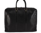 Auth Louis Vuitton Epi Porte Documents Voyage Briefcase M59162 Black Junk 9539I For Cheap