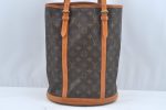 Authentic Louis Vuitton Monogram Bucket GM Shoulder Tote Bag M42236 Junk 9772I Online Sale