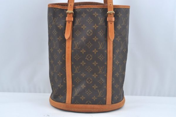 Authentic Louis Vuitton Monogram Bucket GM Shoulder Tote Bag M42236 Junk 9772I Online Sale