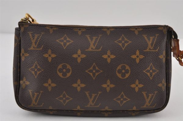 Authentic Louis Vuitton Monogram Pochette Accessoires Pouch M51980 LV 0517J Supply