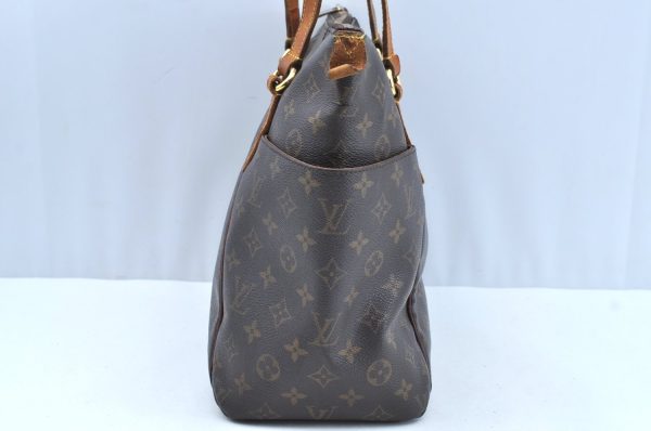 Authentic Louis Vuitton Monogram Totally MM Shoulder Tote Bag M41015 LV 6552G on Sale