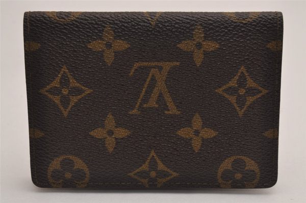 Authentic Louis Vuitton Monogram Porte 2 Cartes Vertical M60533 Pass Case 2174J For Discount