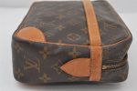 Authentic Louis Vuitton Monogram Compiegne 28 Clutch Hand Bag M51845 LV 0527J Fashion