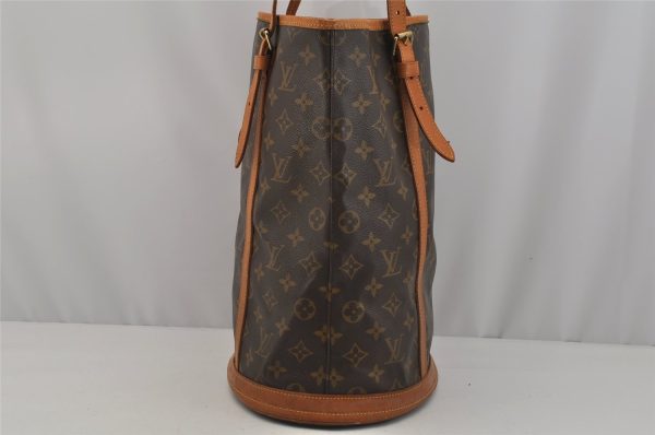 Authentic Louis Vuitton Monogram Bucket GM Shoulder Tote Bag M42236 Junk 1719J Online