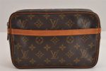 Authentic Louis Vuitton Monogram Compiegne 23 Clutch Hand Bag M51847 LV 2598J For Cheap