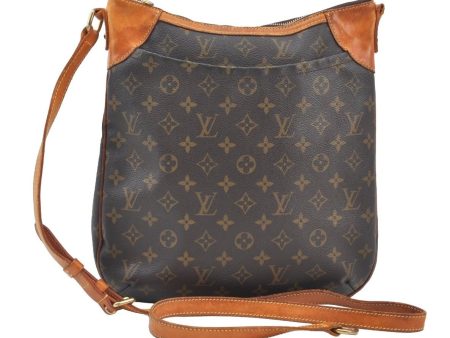 Aut Louis Vuitton Monogram Odeon MM Shoulder Cross Bag M56389 LV Junk J8568 Sale