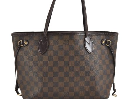 Authentic Louis Vuitton Damier Neverfull PM Shoulder Tote Bag N51109 LV 1710J Online now