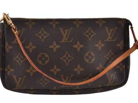 Authentic Louis Vuitton Monogram Pochette Accessoires Pouch M51980 LV 0974J Supply