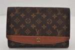 Authentic Louis Vuitton Monogram Bordeaux M51798 2Way Shoulder Bag Junk 0534J on Sale