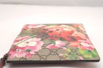 Authentic GUCCI GG Blooms Clutch Bag Pouch GG PVC Leather 410079 Brown 2089J Supply