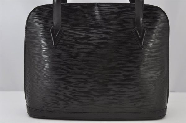 Authentic Louis Vuitton Epi Lussac Shoulder Tote Bag Black M52282 LV 2355J Online now