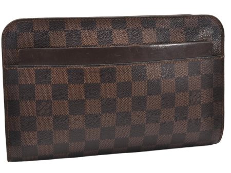 Authentic Louis Vuitton Damier Saint Louis Clutch Hand Bag Purse N51993 LV 9921I Online Sale