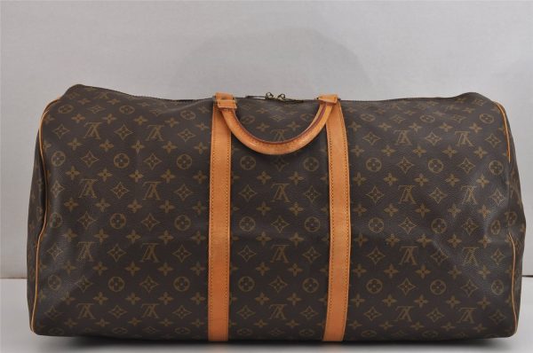 Authentic Louis Vuitton Monogram Keepall 60 Travel Boston Bag M41422 LV 2583J Online Hot Sale