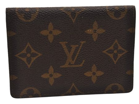 Authentic Louis Vuitton Monogram Porte 2 Cartes Vertical M60533 Pass Case 2174J For Discount