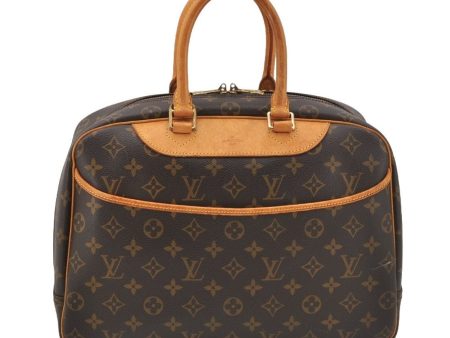 Authentic Louis Vuitton Monogram Deauville Hand Bag M47270 LV 9946I For Sale