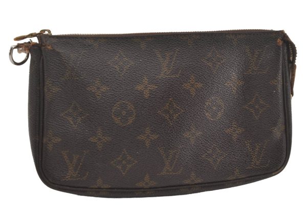 Authentic Louis Vuitton Monogram Pochette Accessoires Pouch M51980 LV 7952I Discount