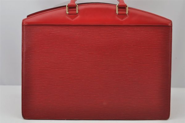 Authentic Louis Vuitton Epi Riviera Hand Bag Red M48187 LV 2592J Hot on Sale