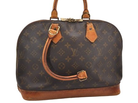 Authentic Louis Vuitton Monogram Alma Hand Bag Purse M51130 LV Junk 2593J Sale