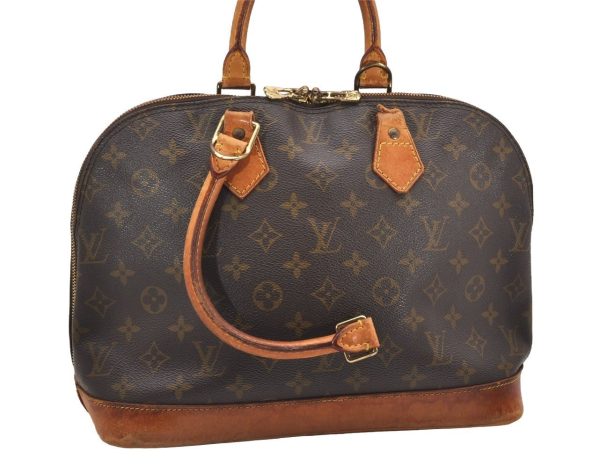 Authentic Louis Vuitton Monogram Alma Hand Bag Purse M51130 LV Junk 2593J Sale