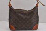 Authentic Louis Vuitton Monogram Boulogne 30 Shoulder Cross Bag M52165 LV 2413J Fashion