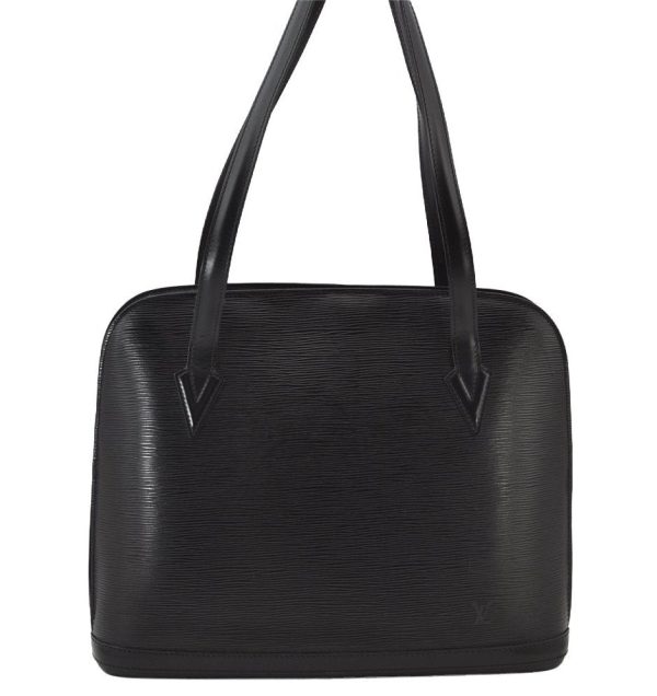 Authentic Louis Vuitton Epi Lussac Shoulder Tote Bag Black M52282 LV 2355J Online now