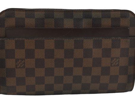 Authentic Louis Vuitton Damier Saint Louis Clutch Hand Bag Purse N51993 LV 1716J Online Sale