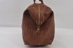 Authentic YVES SAINT LAURENT Easy Boston Bag Leather 208314 Brown 8018I Discount