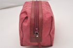 Authentic GUCCI Vintage Pouch Purse GG Canvas Leather 29595 Pink 1470J For Cheap