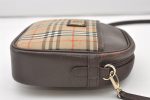 Authentic Burberrys Nova Check Shoulder Cross Bag Canvas Leather Beige 2599J Online now