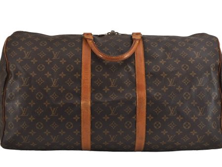 Authentic Louis Vuitton Monogram Keepall 60 Travel Boston Bag M41422 LV 0929J Fashion