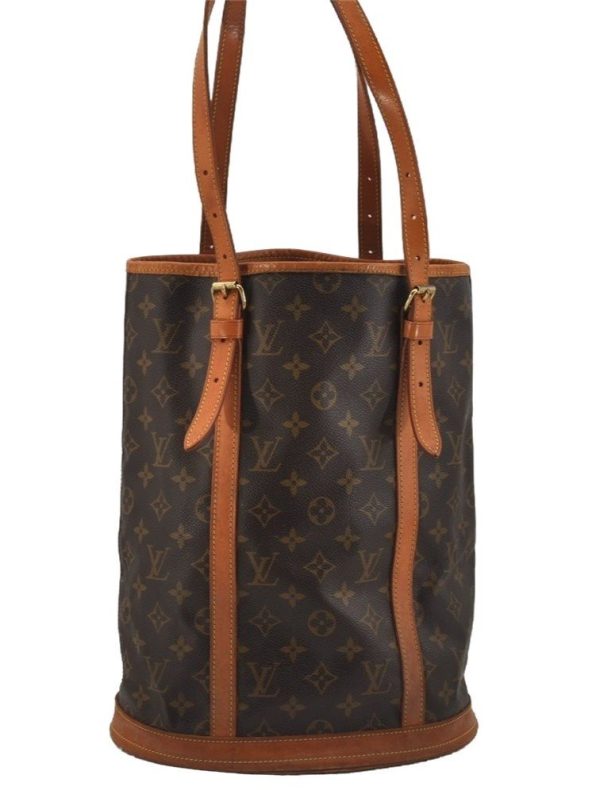 Authentic Louis Vuitton Monogram Bucket GM Shoulder Tote Bag M42236 Junk 1719J Online