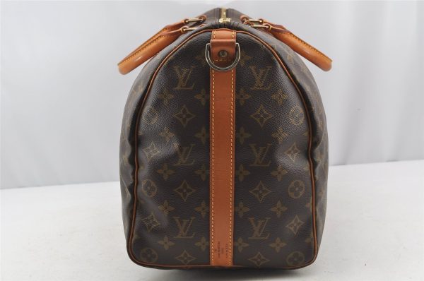 Authentic Louis Vuitton Monogram Keepall Bandouliere 45 M41418 Boston Bag 1686J Online Sale