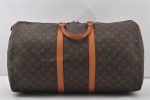 Authentic Louis Vuitton Monogram Keepall 55 Travel Boston Bag M41424 LV 1008J Cheap