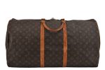 Authentic Louis Vuitton Monogram Keepall 60 Travel Boston Bag M41422 LV 2378J For Sale