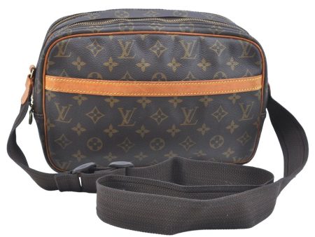 Authentic Louis Vuitton Monogram Reporter PM Shoulder Cross Bag M45254 LV 1684J Fashion