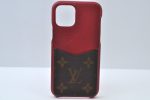 Authentic Louis Vuitton Monogram Bumper 11 Pro iPhone Case Red M69098 LV K6451 Discount