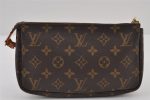 Authentic Louis Vuitton Monogram Pochette Accessoires Pouch M51980 LV 0974J Supply