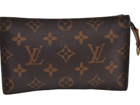 Authentic Louis Vuitton Monogram Pouch For Bucket PM LV 0946J Supply