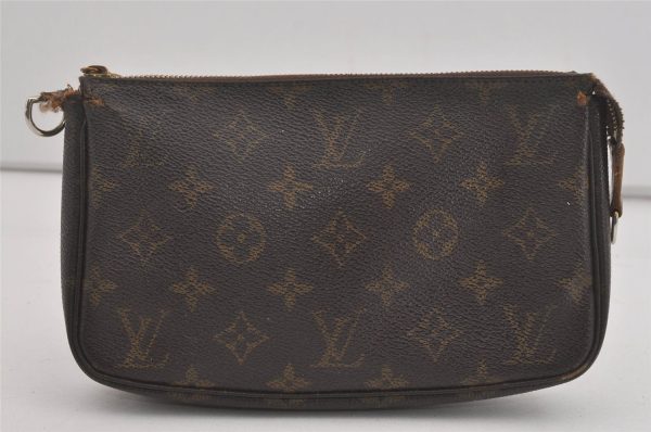 Authentic Louis Vuitton Monogram Pochette Accessoires Pouch M51980 LV 7952I Discount