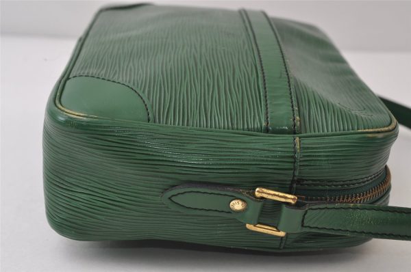 Auth Louis Vuitton Epi Trocadero 27 Shoulder Cross Bag Green M52304 LV 9817I Online now