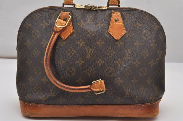 Authentic Louis Vuitton Monogram Alma Hand Bag Purse M51130 LV Junk 2593J Sale