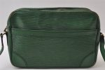 Auth Louis Vuitton Epi Trocadero 27 Shoulder Cross Bag Green M52304 LV 9817I Online now