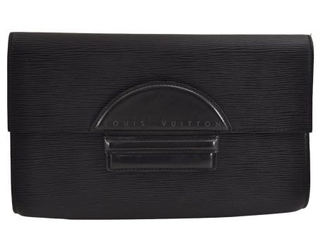 Authentic Louis Vuitton Epi Chaillot Clutch Hand Bag Black M52542 LV 2359J For Discount