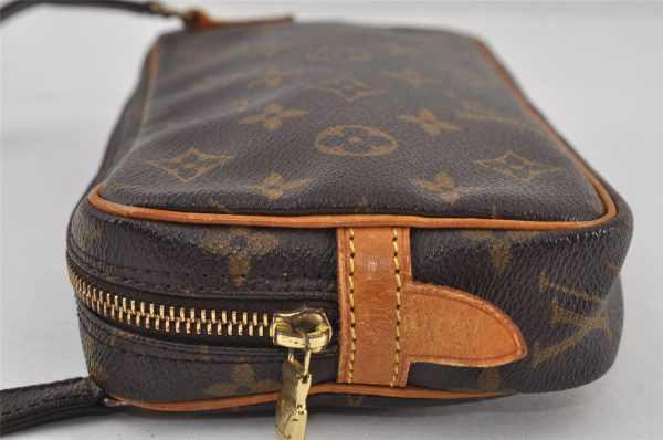 Auth Louis Vuitton Monogram Marly Bandouliere Shoulder Cross Bag M51828 LV 1051J For Cheap