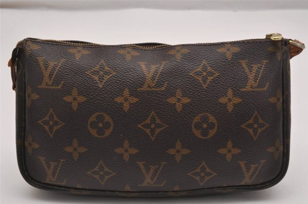 Authentic Louis Vuitton Monogram Pochette Accessoires Pouch M51980 LV 2516J Supply