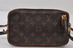 Auth Louis Vuitton Monogram Marly Bandouliere Shoulder Cross Bag M51828 LV 1051J For Cheap