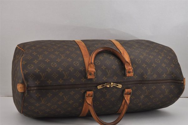 Authentic Louis Vuitton Monogram Keepall 60 Travel Boston Bag M41422 LV 2378J For Sale